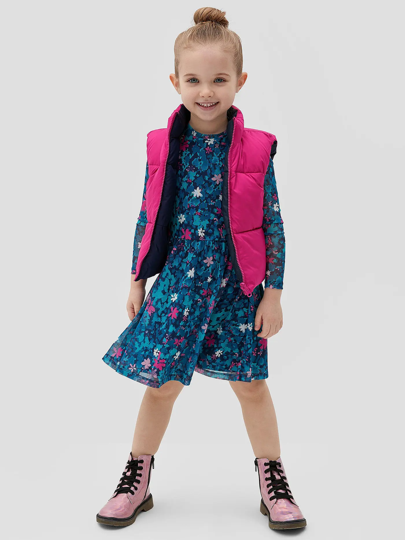S.OLIVER | Baby Mädchen Steppgilet | 